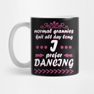 Dancing Grandma Waltz Grandmother Dance Floor Pension Mug